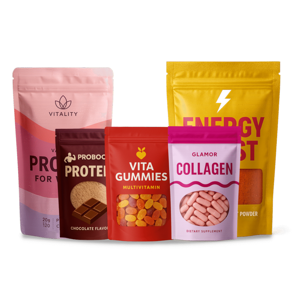 empaques flexibles suplementos